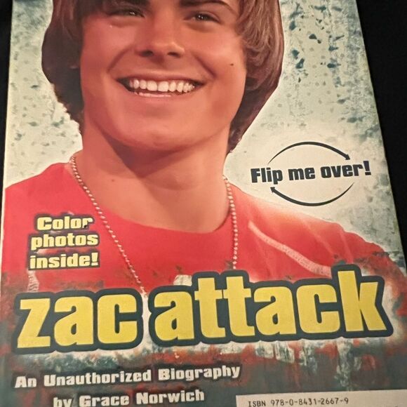 Zac Attack Unauthorized Biography Book - Picture 1 of 4